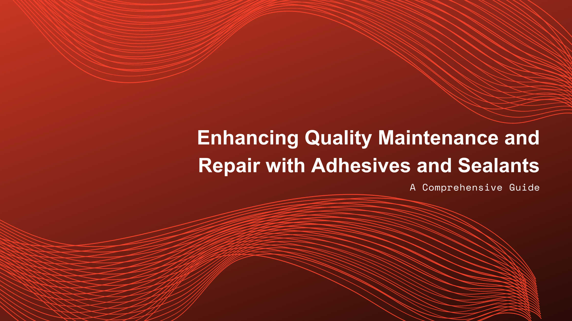 The adhesive and sealant industry, a continuing success story