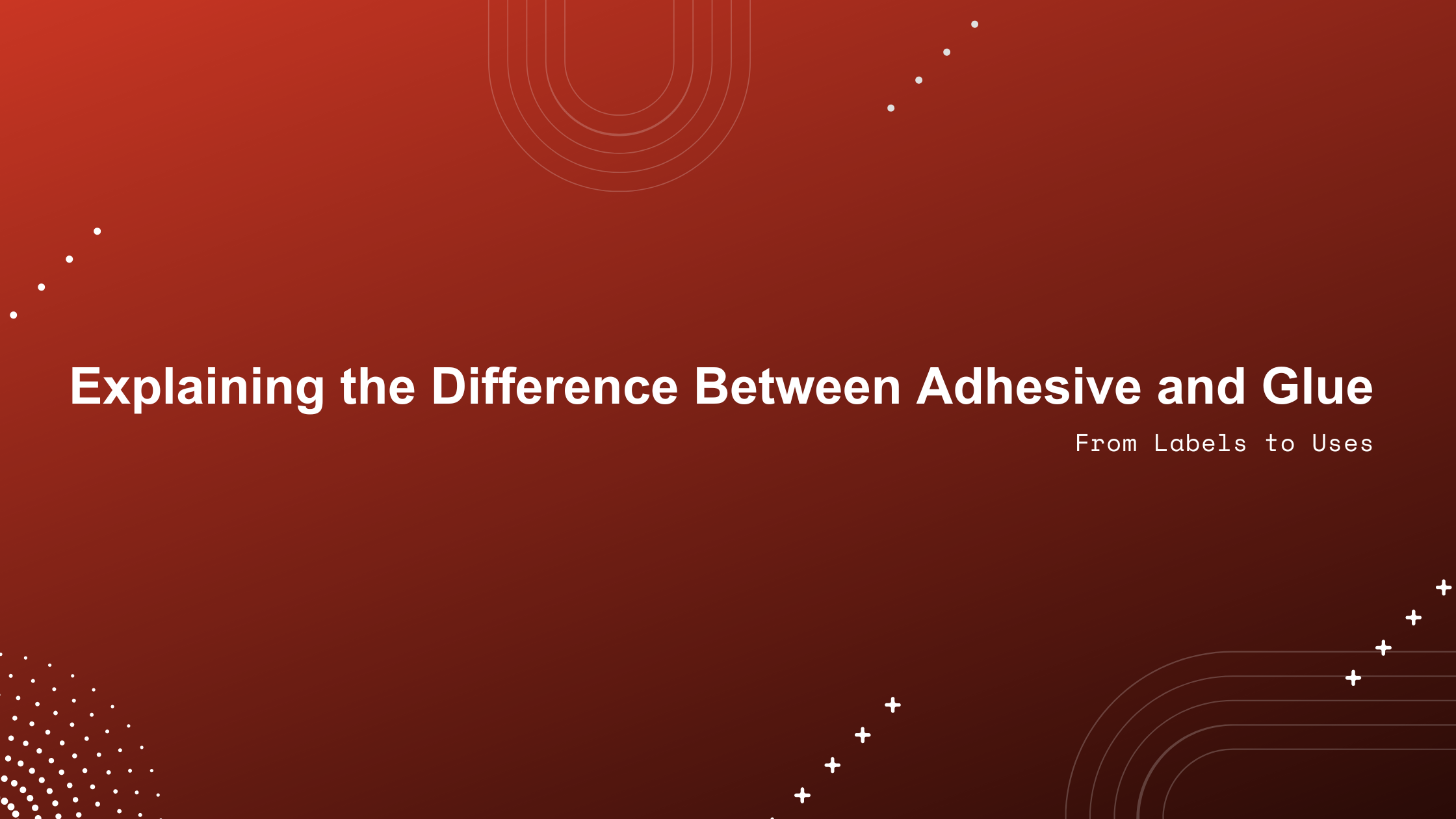 Difference Between Adhesive and Glue