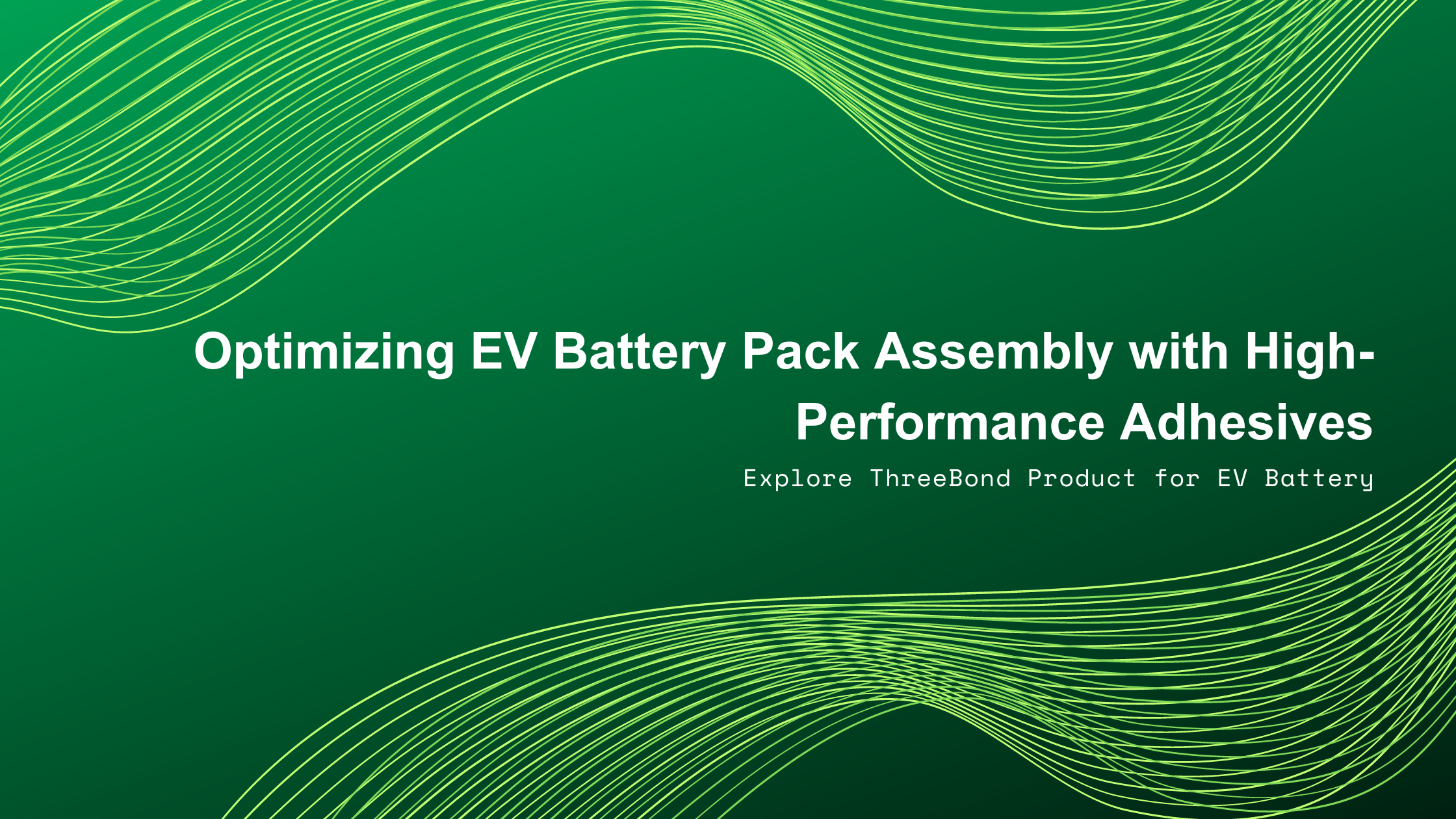 EV Battery Pack Assembly