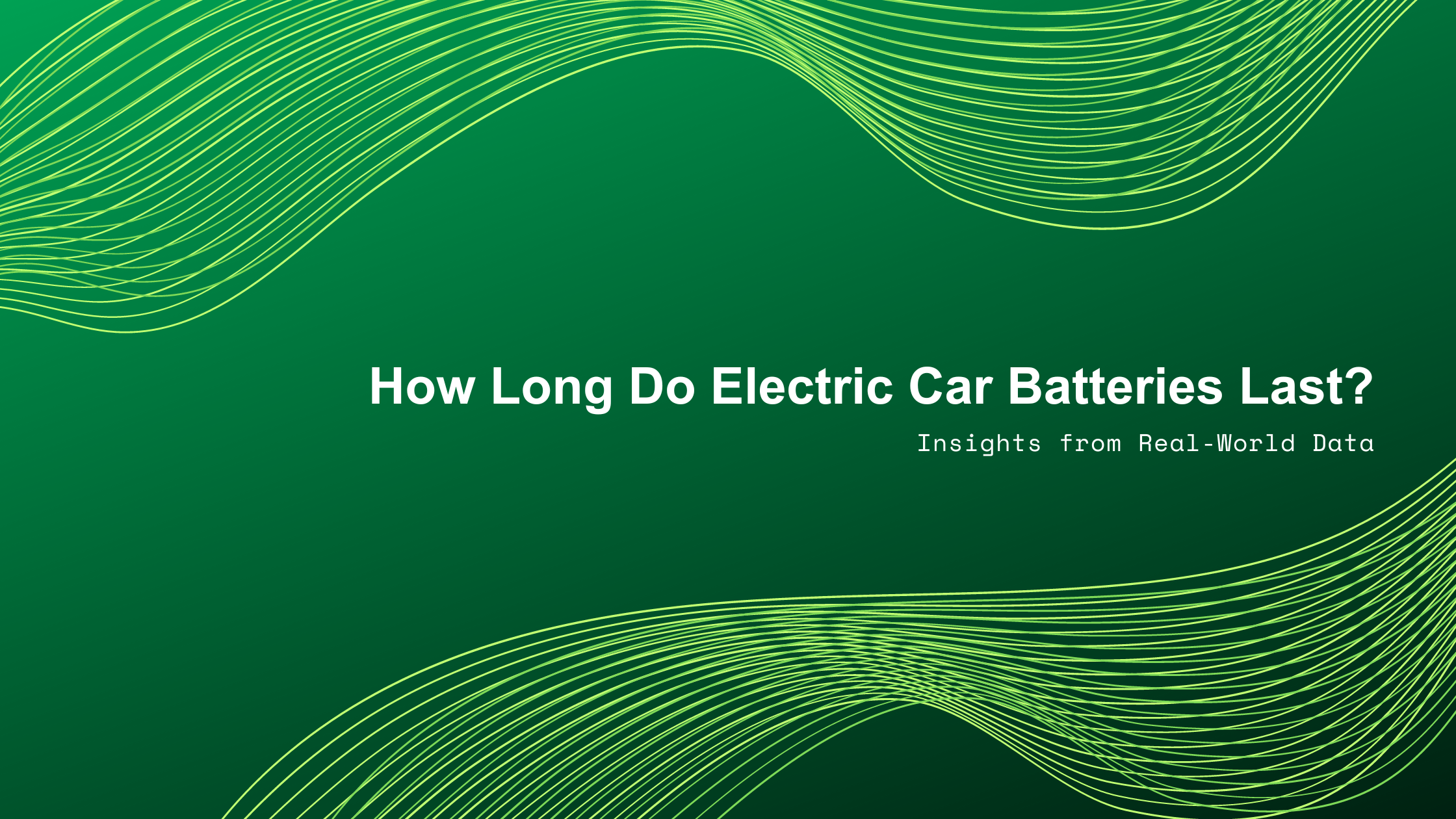 Electric Car Battery Lifes