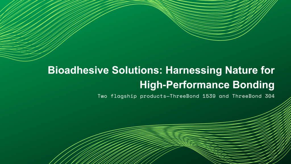 Bioadhesive Solutions for High-Performance Industries