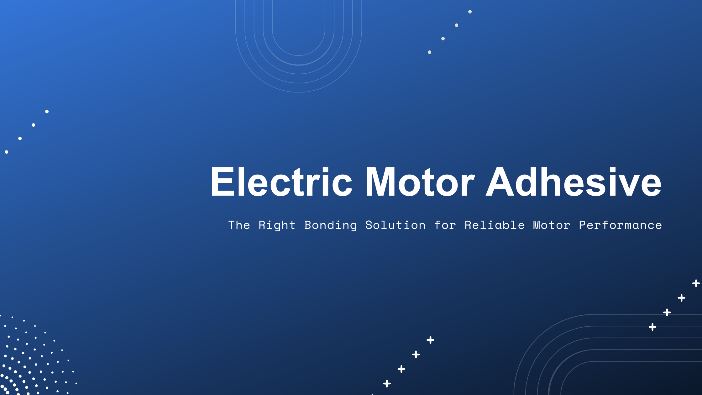 Electric Motor Adhesive